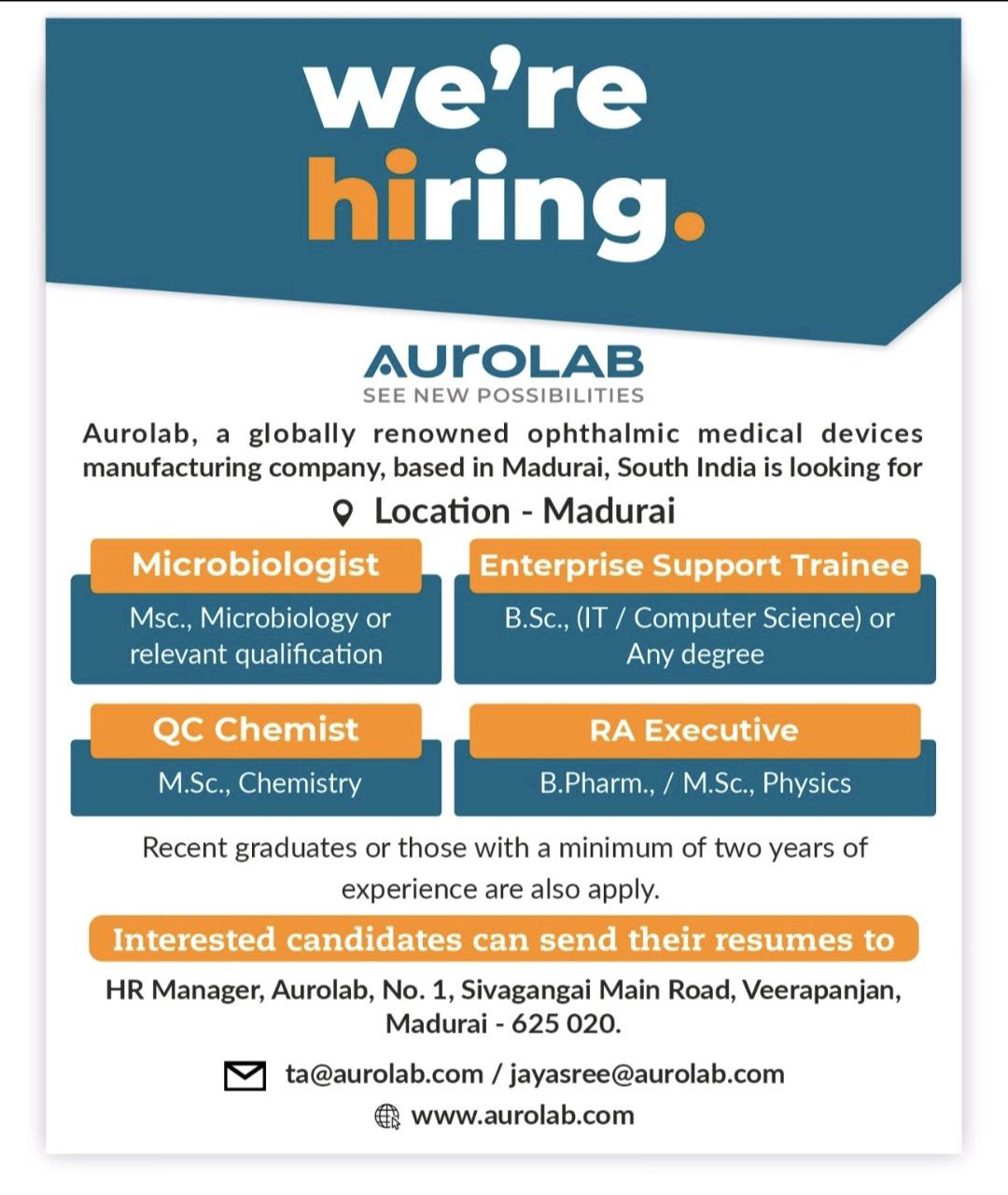 The Jobs Post –Job Alerts for Freshers & Experts