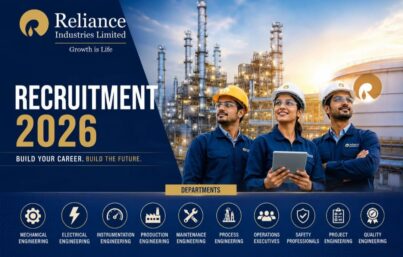 Reliance Industries Limited Recruitment – Multiple Engineering & Operations Opportunities Across India