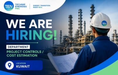 Technip Energies PMC Kuwait Recruitment| Cost Estimator Engineer & Lead Cost Estimator Engineer Vacancies