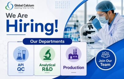 Global Calcium Pharma Recruitment – Hiring for API QC, Analytical R&D & Production Officers