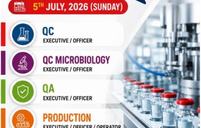 Emcure Pharmaceuticals Walk-in Interview| QC, QA, Production, Microbiology & OSD Jobs | Apply on 5 July 2026