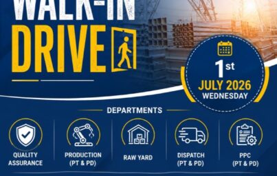 Bajel Projects Walk-in Drive| Quality, Production, Maintenance & Engineering Jobs | 1st July 2026
