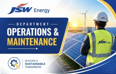 JSW Energy Recruitment – Solar Site Incharge (Operations & Maintenance) | Apply Now