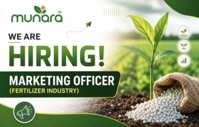 Munara Recruitment| Marketing Officer (Fertilizer Industry) | Apply by Email
