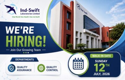 Ind-Swift Laboratories Walk-In Drive for QA & QC Departments