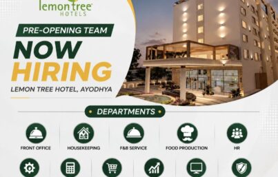Lemon Tree Hotels Recruitment: Pre-Opening Team Hiring for Multiple Departments in Ayodhya
