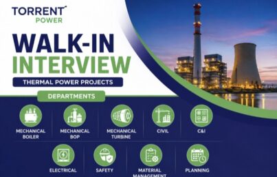 Torrent Power Recruitment: Walk-In Interview for Thermal Power Project Professionals