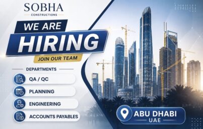 Sobha Constructions Abu Dhabi Recruitment: Hiring Managers and Senior Engineers