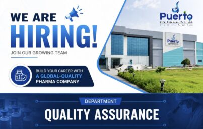Puerto Life Sciences Recruitment– Manager / Assistant Manager – Quality Assurance | Apply Now