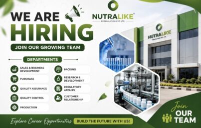 Nutralike Formulation Pvt. Ltd. Recruitment| Multiple Openings for Pharma, QA, Production, R&D, Regulatory Affairs & Sales