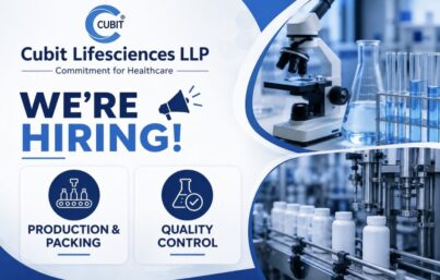 Cubit Lifesciences LLP Recruitment| Production, Packing & Quality Control Officer Jobs | Apply Now