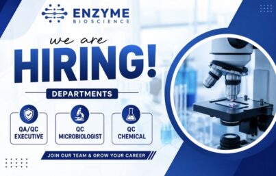 Enzyme Bioscience Pvt. Ltd. Hiring – QA/QC Executive, QC Microbiologist & QC Chemical Jobs in Surat
