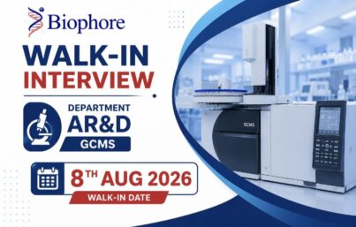 Biophore Walk-In Interview for AR&D GCMS Department | Research Analyst Jobs in Hyderabad