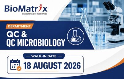 BioMatrix Healthcare Walk-In Interview for QC & QC Microbiology – Ahmedabad, Gujarat