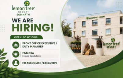 Lemon Tree Resort Somnath Recruitment – Front Office, F&B GSA & HR Executive Jobs