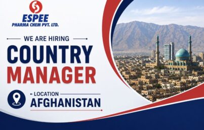 Espee Pharma Chem Pvt. Ltd. Hiring Country Manager – Afghanistan