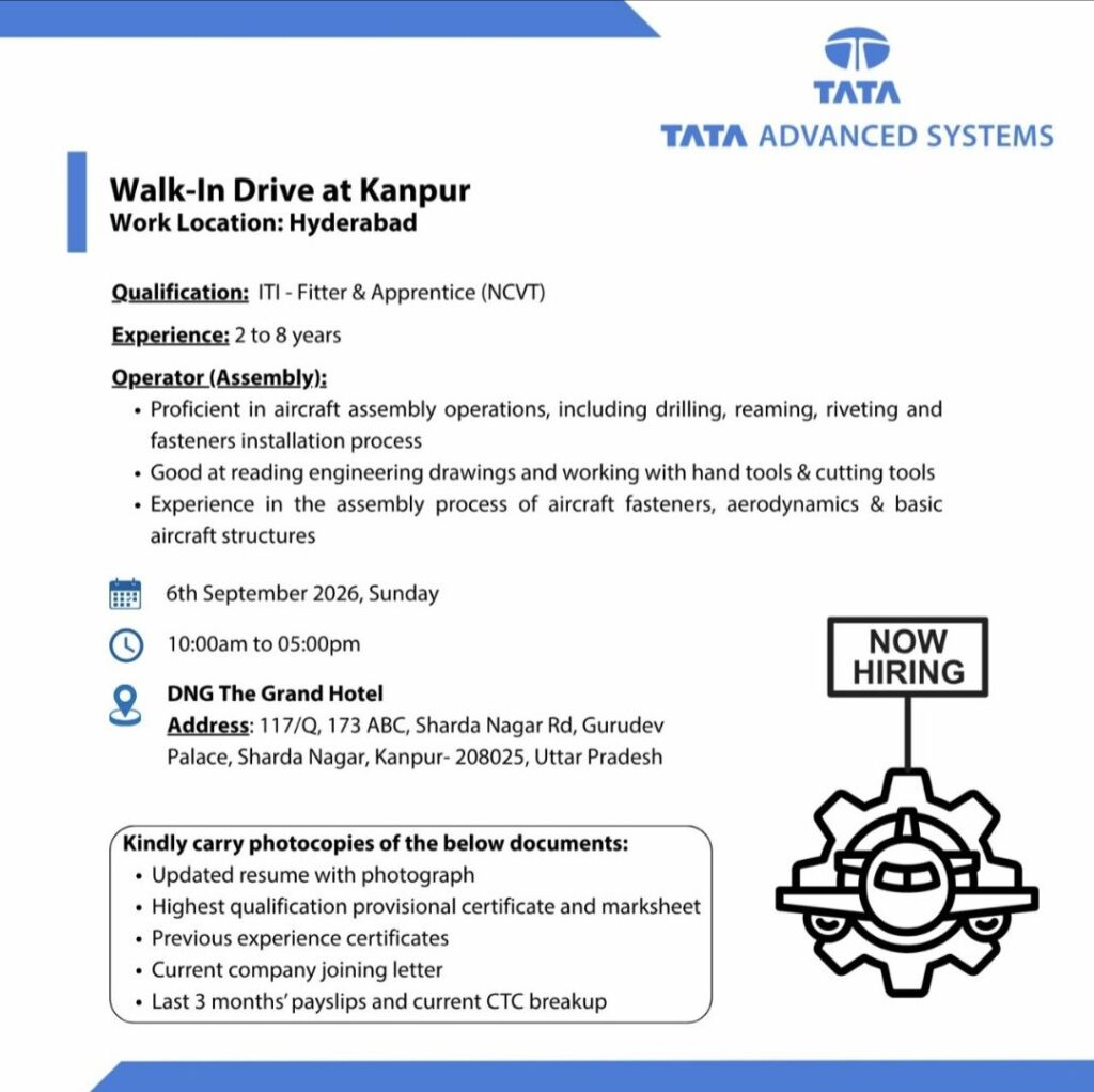 Tata Advanced Systems Walk-In Drive