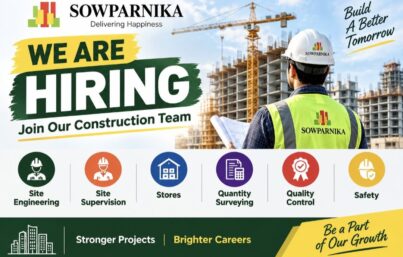 Sowparnika Projects & Infrastructure Recruitment– Apply for 24 Construction Jobs