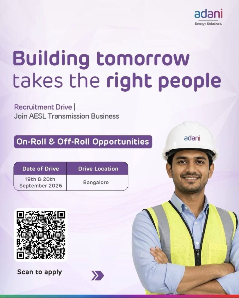 Adani Energy Solutions Recruitment Drive