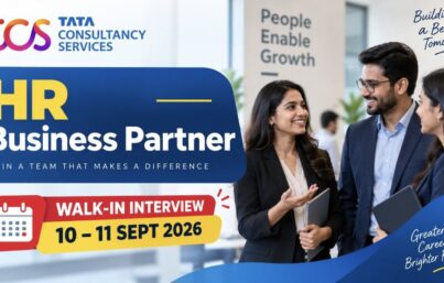 TCS HR Business Partner Recruitment Drive