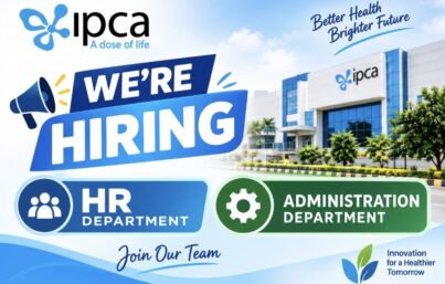 Ipca Laboratories Ltd. Recruitment– HR & Administration Department Hiring at Dewas Unit II