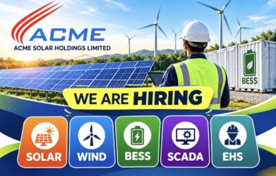 ACME Solar Holdings Limited Recruitment – Solar, Wind & BESS Operations & Maintenance Jobs
