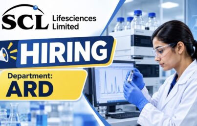 SCL Lifesciences Limited Hiring Senior Chemist – ARD