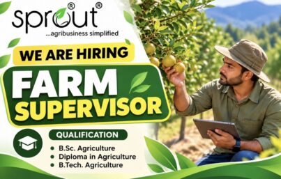 Sprout India Hiring – Farm Supervisor