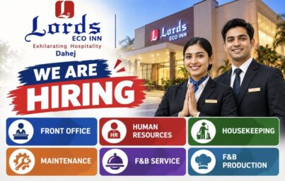 Lords Eco Inn Dahej Recruitment| Multiple Hospitality Job Openings in Gujarat