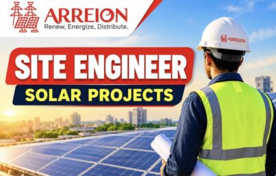 Arreion Renewable Energy Solutions Recruitment– Site Engineer (Solar Projects)