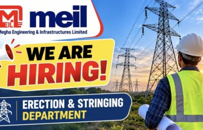 MEIL Recruitment– Senior Engineer (Erection & Stringing)