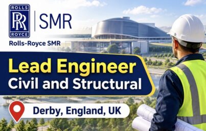 Rolls-Royce SMR Hiring| Lead Engineer – Civil and Structural