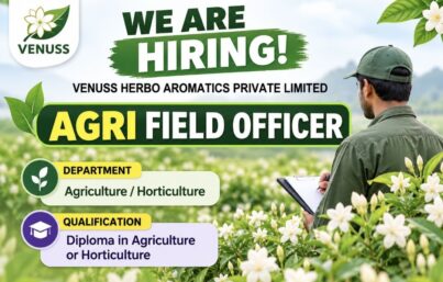 Venuss Herbo Aromatics Private Limited Recruitment– Agri Field Officer