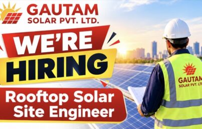 Gautam Solar Pvt. Ltd. Recruitment: Rooftop Solar Site Engineer Vacancy