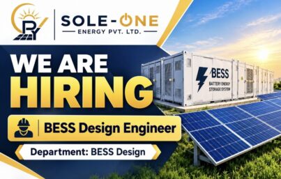 Sole-One Energy Pvt. Ltd. Recruitment: BESS Design Engineer Job