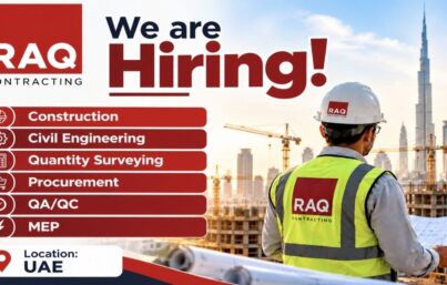 RAQ Contracting UAE Recruitment– Multiple Job Vacancies