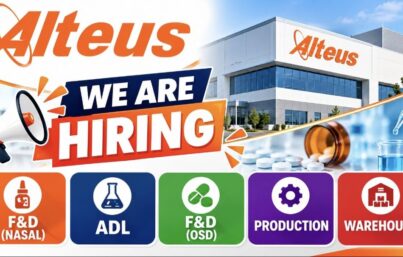 Alteus Pharmaceutical Company Recruitment: Multiple Job Vacancies in Jammu, J&K