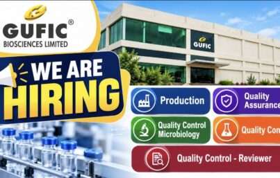 Gufic Biosciences Ltd Recruitment– Officer, Senior Officer and Executive Jobs in Navsari, Gujarat