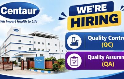 Centaur Pharmaceuticals Recruitment: Quality Control and Quality Assurance Jobs in Pune