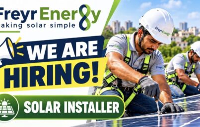 Freyr Energy Recruitment: Solar Installer Jobs in Hyderabad and Visakhapatnam