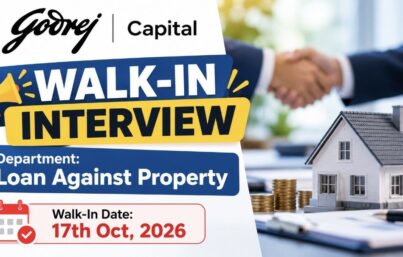 Godrej Capital Walk-In Interview: Branch Manager, Sales Manager & Relationship Manager Jobs in Jaipur