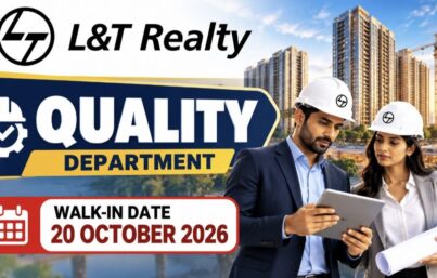 L&T Realty Recruitment – Quality Department Jobs for Experienced Professionals