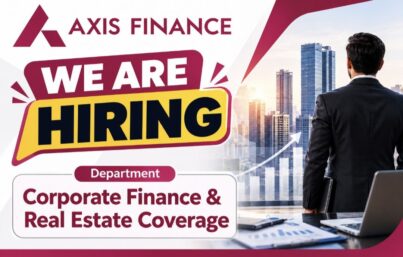 Axis Finance Recruitment: Corporate Finance & Real Estate Coverage Team