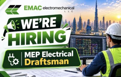 EMAC Electromechanical LLC Hiring for MEP Electrical Draftsman in Dubai, UAE