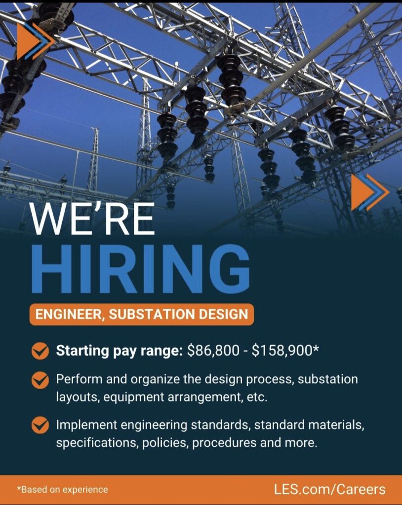 Lincoln Electric System Hiring 2026: Engineer, Substation Design | Salary Up to $158,900/Year in the USA!