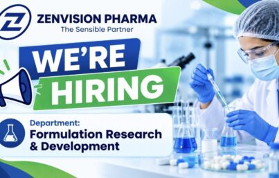 Zenvision Pharma Recruitment: Research Associate – Formulation R&D