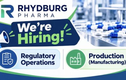 Rhydburg Pharma Recruitment: Regulatory Operations and Production Jobs