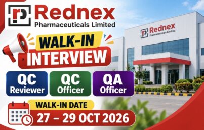 Rednex Pharmaceuticals Limited Recruitment