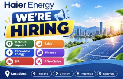 Haier Energy Recruitment: Multiple Job Vacancies in Southeast Asia and Vietnam