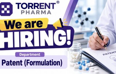 Torrent Pharma Recruitment– Executive Job